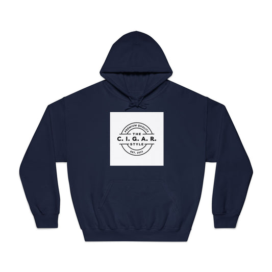 “C.I.G.A.R.”-  Lovers Hooded Sweatshirt, Unisex Gift, Cozy Comfort, Father's Day Present, Cigar Lover's Gift