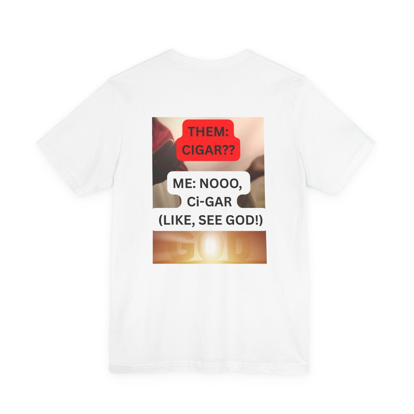 C.I.G.A.R. Jesus-Themed Unisex Tee for Smokers, Casual Faith-Based Shirt, Fun Gift Idea for Religious Friends, Humor Tee for Church Events, [...]