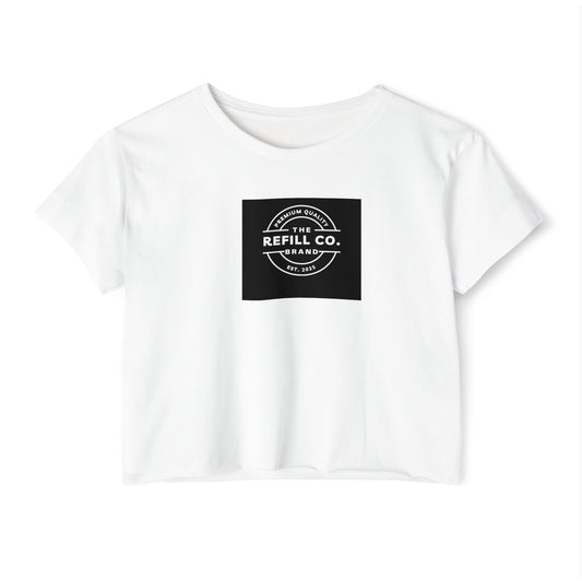 The Refill Co. Women's Crop Top Graphic Tee