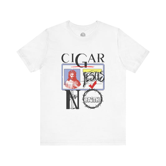 C.I.G.A.R. Jesus-Themed Unisex Tee for Smokers, Casual Faith-Based Shirt, Fun Gift Idea for Religious Friends, Humor Tee for Church Events, [...]